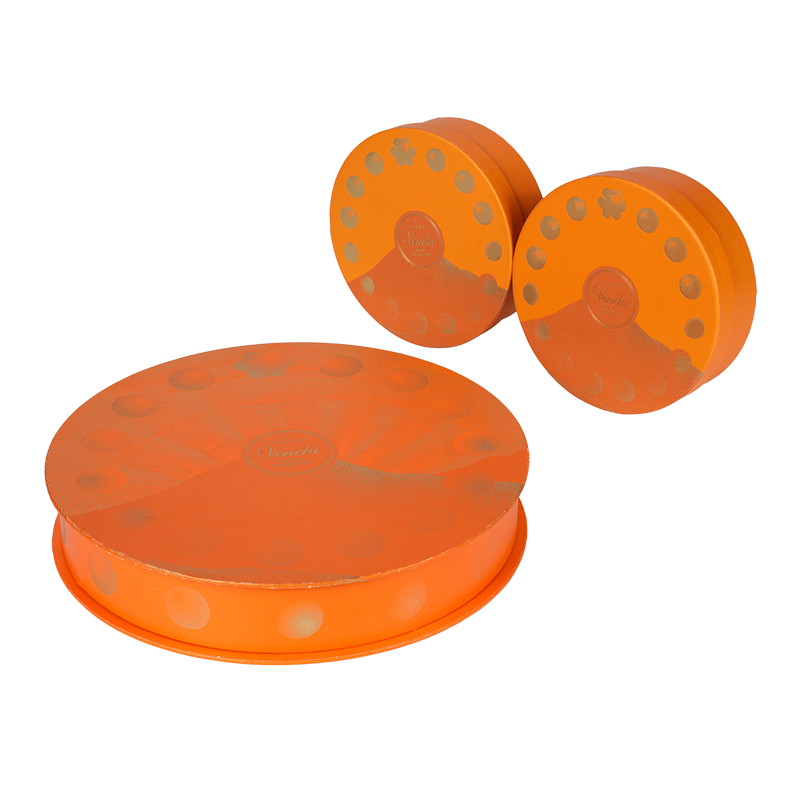 Kotak permen bulat tahan lembab yang kaku