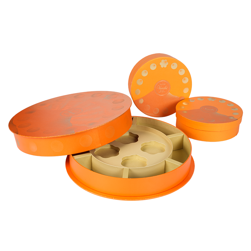 Kotak permen bulat tahan lembab yang kaku