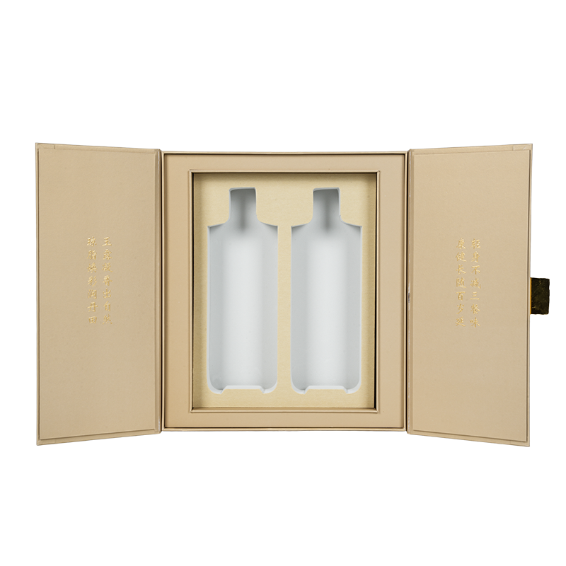 Kotak hadiah minyak nabati dua pintu yang kaku