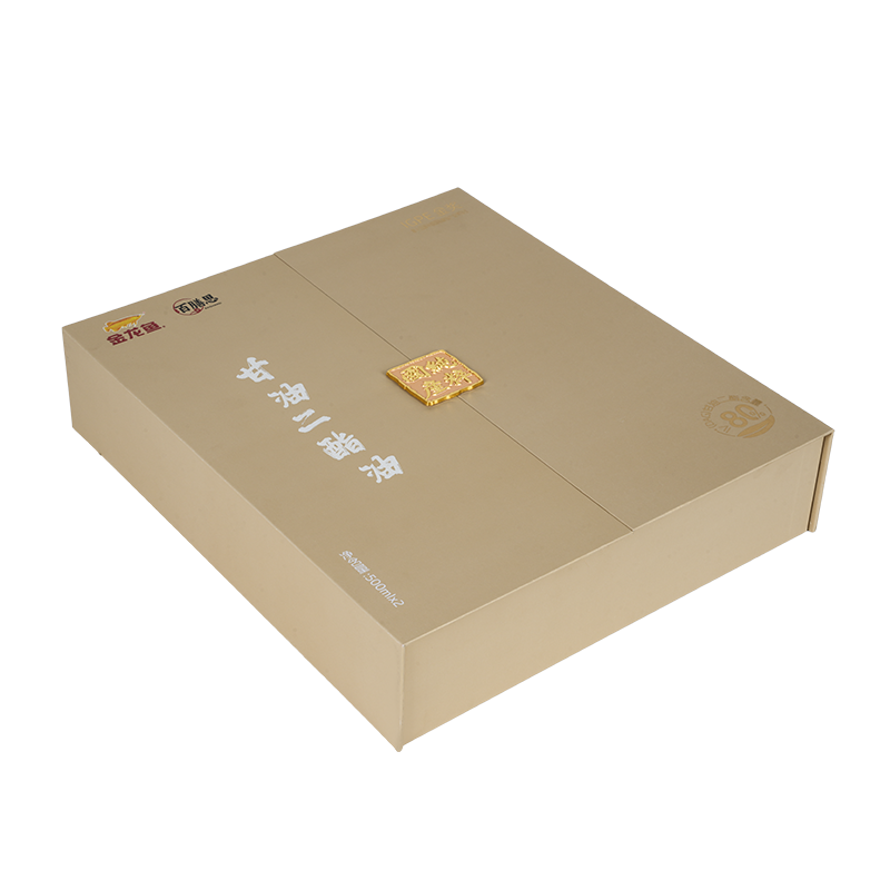 Kotak hadiah minyak nabati dua pintu yang kaku