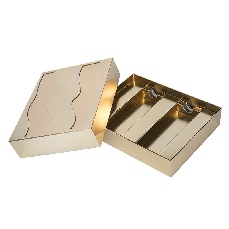 Kotak hadiah minyak nabati dua pintu yang kaku