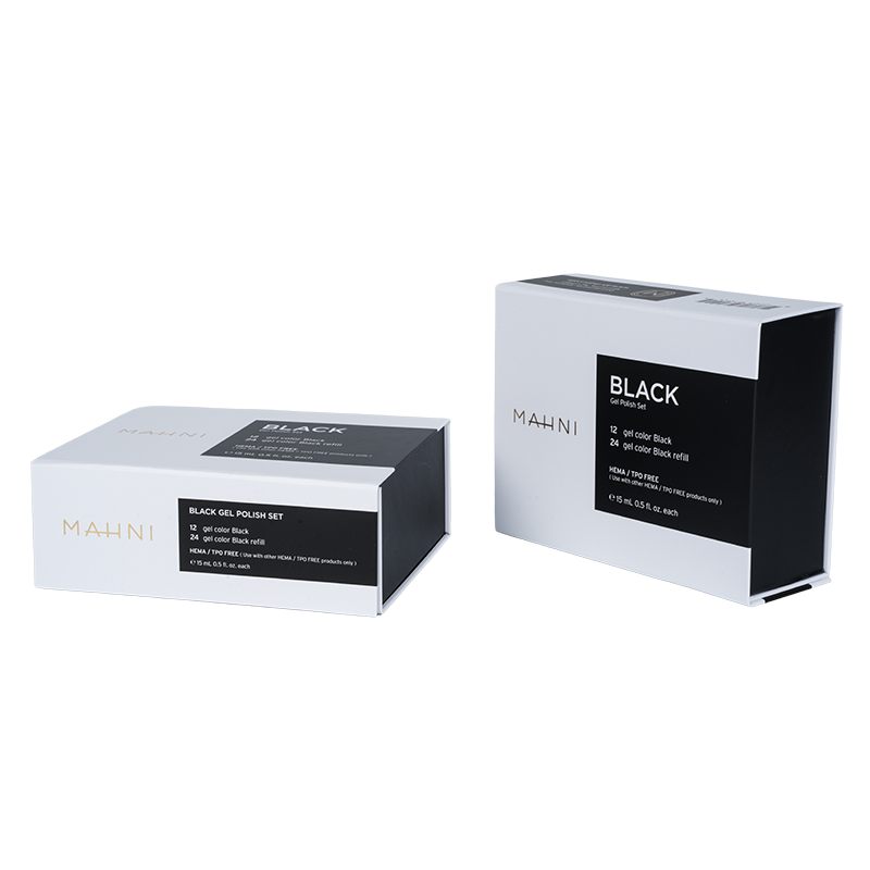 Kotak kemasan parfum dengan tutup dan alas yang kaku