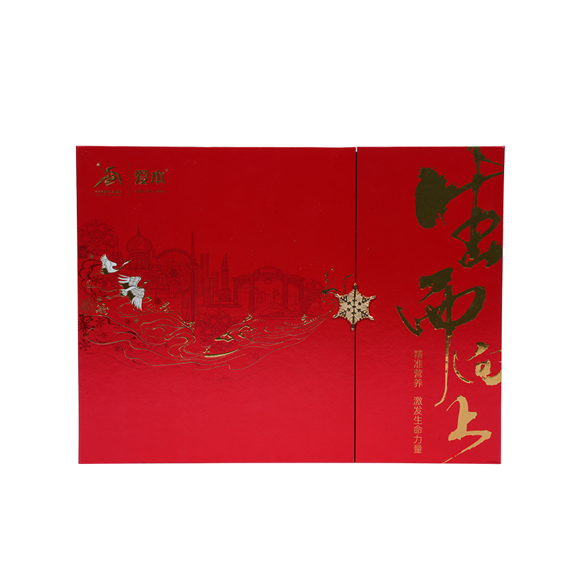 Kotak kemasan kue dua pintu yang kaku