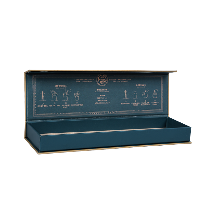 Kotak hadiah sarang burung dengan tutup yang bisa dibuka dan kaku