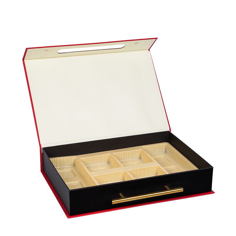 Kotak kemasan kue dua pintu yang kaku