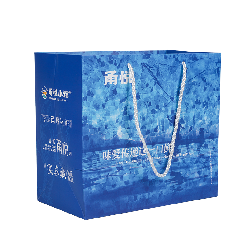 Tas bawa pulang kertas kraft yang lembut dan lembut