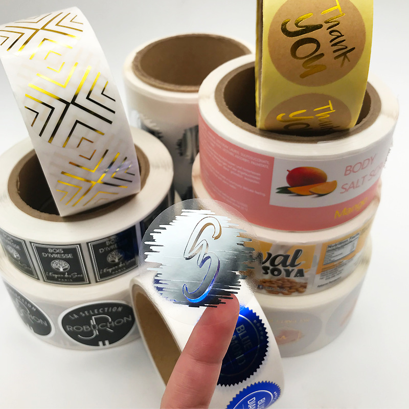 Label perekat kertas berlapis