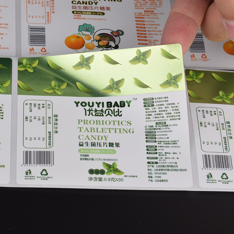 Label perekat kertas berlapis