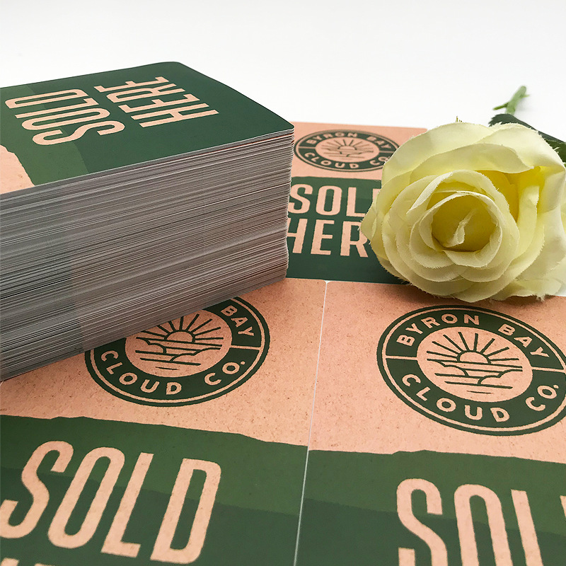 Stiker kraft food grade – toko roti & label ritel