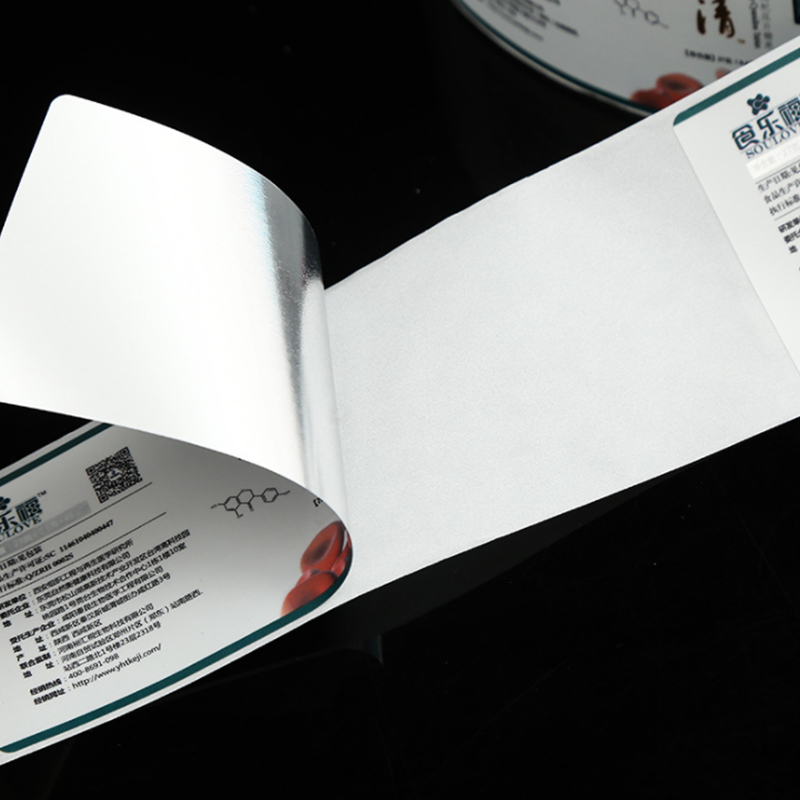 Label berperekat untuk suplemen kesehatan