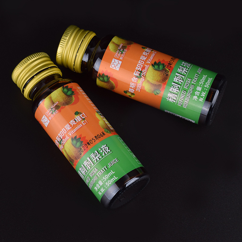 Label berperekat untuk suplemen kesehatan